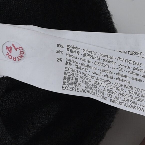 NWT Zara Soft Feel Pearl Sweater Gray Size Medium - Picture 10 of 10